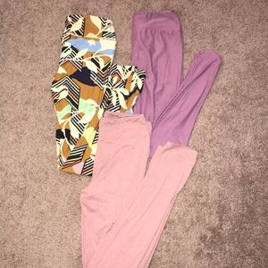 LulaRoe legging bundle. Price for all 3